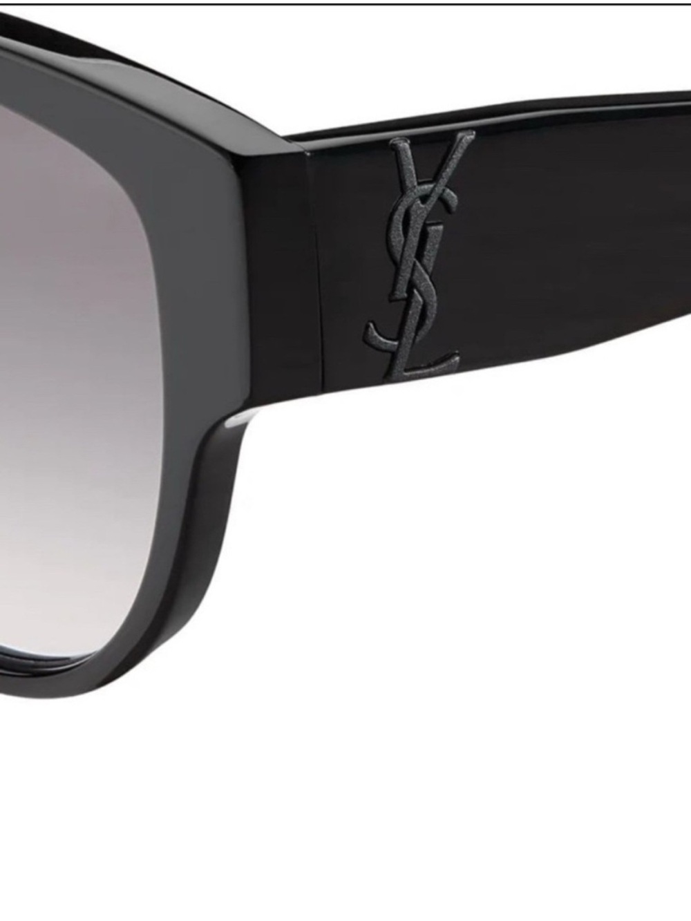 Yves Saint Laurent women’s sunglasses SL M3 black New w/case-retail $535 YSL - Picture 7 of 7